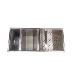 VICTORY personalizado 304 Acero inoxidable separador de aceite y agua Inox equipo de protección ambiental para hoteles y restaurantes - Product Image 1