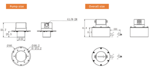Pompe à engrenages en acier inoxydable 316L de qualité alimentaire, résistante à la corrosion, avec rotor court pour systèmes de remplissage à double sortie T223 - Product Image 5