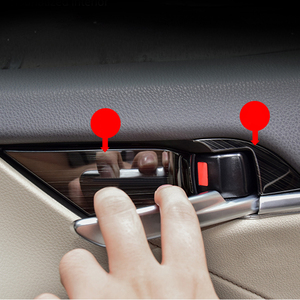 มือจับประตูรถ Toyota <span class=keywords><strong>Camry</strong></span> <span class=keywords><strong>ภายใน</strong></span>ทำจากสแตนเลสสตีลสำหรับตกแต่งรถโตโยต้า2018 <span class=keywords><strong>Camry</strong></span> - Product Image 2