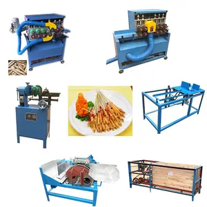 Compleet Hout Tandenstoker Productielijn Machine Bbq Stok Making Machine