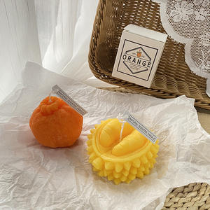 Bougie parfumée à <span class=keywords><strong>la</strong></span> cire De Soja, accessoires Photo de décoration De maison, Souvenir citron, lige, Orange, fromage - Product Image 5