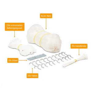 0.40 मिमी पारदर्शी नायलॉन मोनोफिलामेंट बालकनी सुरक्षा जाल 100% कुंवारी सामग्री uv स्थिर अदृश्य बिल्ली नेट - Product Image 3