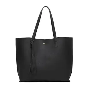 नए फैशन महिलाओं के लिए शोल्डर बैग सॉफ्ट फॉक्स लेदर महिलाओं के लिए टोट बैग बड़ी क्षमता वाले टैसल महिलाओं के लिए बैग हैंडबैग