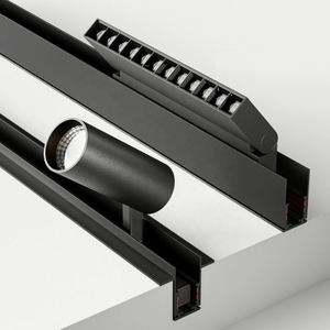 Système d'éclairage sur rail magnétique LED COB L20mm à montage en surface/suspension/encastré DC48V linéaire ultra-fin CRI90 24/36 - Product Image 3