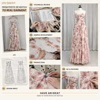 Robe longue rose à fleurs pour femme, col cœur, corsage froncé, volants superposés, soirée, personnalisable OEM, marque privée