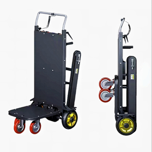Carro Eléctrico Industrial Automático de Cuatro Ruedas para Subir Escaleras, Certificado CE, Carretilla Plegable para Transporte de Carga - Product Image 1