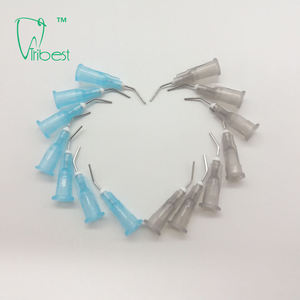 <strong>Disposable</strong> Dental Pre-Bent <strong>Needle</strong> Tips Electric Plastic and Metal Flowable Tips for Irrigation Dental Equipment Accessory - Product Image 5