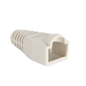 VCOM Colorful 8P8C Cat5e Cat6 Rubber Network RJ45 Sleeve Boot Boot Connector Cover Soft Plastic Cable Plug