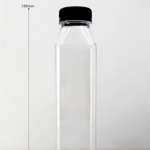 120ml 150ml 250ml 350ml 500ml 1000ml giá rẻ giá Tùy chỉnh hình vuông Pet nhựa máy ép trái cây chai cho nước trái cây kinh doanh - Product Image 1