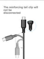 Cable USB trenzado de nailon de 1M, carga rápida 2.4A para iPhone, Cable de teléfono móvil multicolor para uso en ordenador