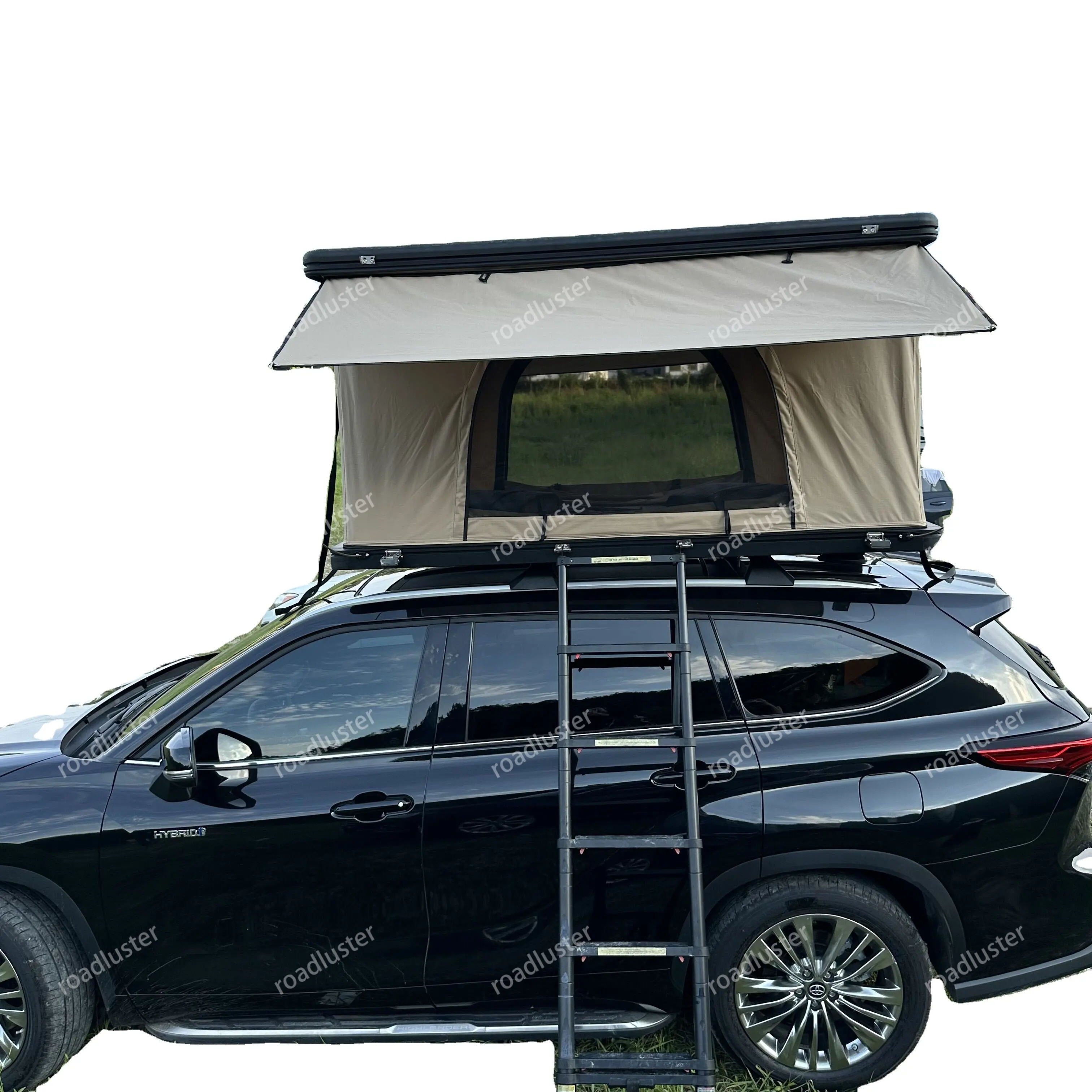 Novo SUV Top Car Telhado Tenda Shell Duro Automático Hidráulico Suporte Camping Tenda