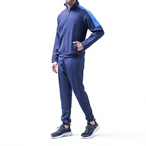 <b>Men</b> Streetwear Solid Eco-Friendly Lightweight Custom <b>Summer</b> Polyester Cotton Tracksuit Two-Piece Windbreaker <b>Jacket</b> Set - Product Image 1