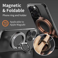 Support de téléphone de bureau rotatif et pliable ultra-mince en alliage, magnétique double face, multi-scènes, pour vente en gros