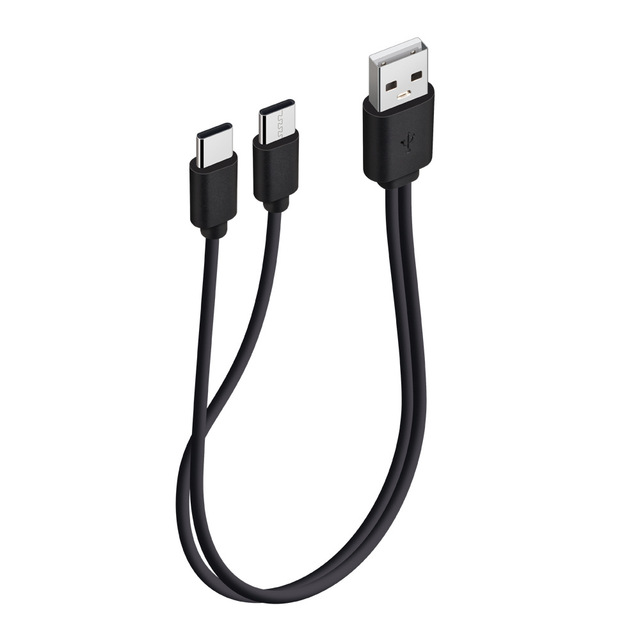 Wholesale Dual Micro USB C Cable Splitter Y Cable Fast Charging 2-in-1 USB Cable for 20cm 30cm Phones Printer 20cm 30cm Charging