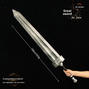 Spada Gigante del <span class=keywords><strong>Luna</strong></span> Oscura di Elden Ring, 100cm, Giocattolo in Plastica per Cosplay con Materiale PU Dipinto - Product Image 6