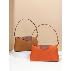Luxury Designer Women's Vegan Pu Soft Nylon Tote Shoulder Handbag Daily Sling <b>Bag</b> - Product Image 2