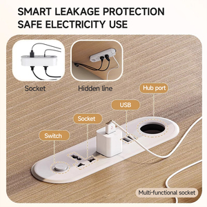 Escritorios Modulares de Madera Convertibles Modernos, Estación de Trabajo de Oficina, Partición de Espacio de Trabajo, Mesa de Oficina Multiusos - Product Image 4