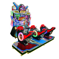 Simulateur de course de moto dynamique haute définition à monnayeur pour enfants, machine de jeu d'arcade 3 joueurs pour jeux d'amusement
