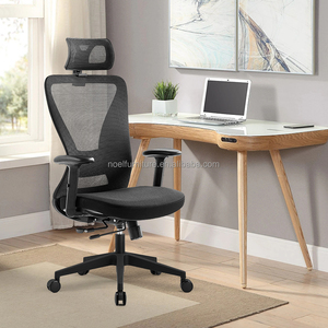Chaise de bureau exécutive pour ordinateur à dossier haut en maille complète chaise de bureau ergonomique pivotante pour adulte Silla de oficina - Product Image 2