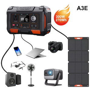 ลดราคา! สถานีไฟฟ้าพกพาสำหรับแคมป์ปิ้งกลางแจ้ง 300W 270Wh เครื่องกำเนิดพลังงานแสงอาทิตย์สำหรับกรณีฉุกเฉิน พร้อมการใช้งานได้ 1000 รอบ และคลื่นไซน์บริสุทธิ์ - Product Image 1