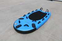 Planche de sauvetage gonflable en PVC orange HOYANG avec pompe et kit de réparation 5'8'' unisexe pour les lacs et les rivières, planche de paddle surf