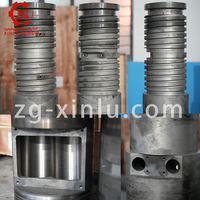 Hoja de bandas de borde de PVC para muebles Tornillo doble cónico y barril para máquina de plástico