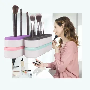 Lohas Hoge Kwaliteit Siliconen Lippenstift Cosmetische Tool Grappige Vorm Siliconen Make-Up Organizer Met Zachte Aanraking