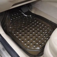 Bestseller 5-teiliger Schwerlast-PVC Transparenter Gummi-Autofußmatten-Satz für Universelle Auto-Zubehörteile
