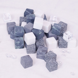 หินแกรนิตขัดเงาธรรมชาติ ใช้ซ้ำได้ สำหรับแช่เครื่องดื่ม  พร้อมโลโก้สั่งทำ  หินทำความเย็นสำหรับบาร์  หินทำน้ำแข็ง  หินแช่เหล้าวิสกี้ - Product Image 6