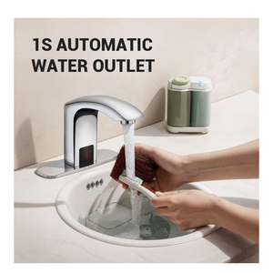 वाश बेसिन सिंक के लिए इन्फ्रारेड सेंसर वाटर टैप स्वचालित सिंक मिक्सर नल - Product Image 2