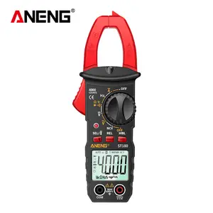 ANENG ST180 Alicate Amperímetro Digital Profissional 4000 Contagens Multímetro Amperímetro Tensão Tester Amp Carro Hz Capacitância NCV Ohm Teste