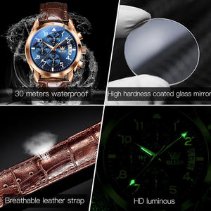 2878 Styles très vendus, montres de luxe pour hommes, design personnalisé, cuir véritable, montre à quartz décontractée pour homme - Product Image 5