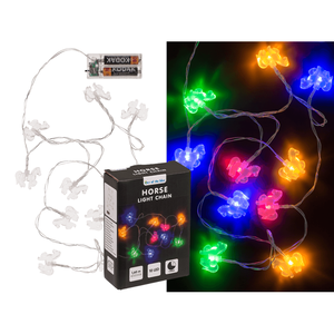 Chaîne légère, Cheval, avec 10 LED, - Product Image 1