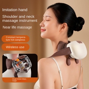 Mini Trapezius Muscle Multifunctional Portable Home Shoulder Neck Kneading <b>Heating</b> Massage Pillow <b>USB</b> Powered Timing Massage - Product Image 6