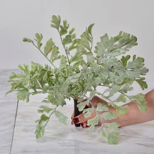 観賞用プラスチックシダ人工植物シダ緑を群がる卸売シミュレーション