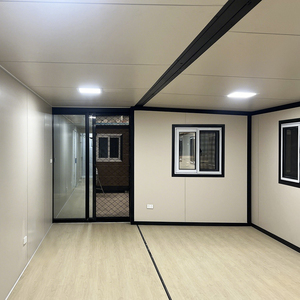 20ft nhà puerto-rico 40ft Container có thể mở rộng bật lên nhà Container có thể mở rộng với mái tam giác - Product Image 2