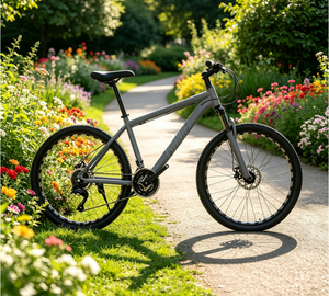 Hardtail Mountain Bike, Front Suspension Fork Dual Disc Brake Adult MTB For City <strong>Park</strong> Garden Outdoor Leisure <strong>Cycling</strong> - Product Image 2
