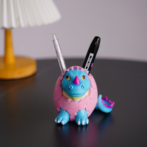 Vente en gros résine dinosaure <span class=keywords><strong>oeuf</strong></span> porte-stylo décoration de bureau cassé <span class=keywords><strong>oeuf</strong></span> fossile statue pot de fleur pot dragon bébé décoration de jardin - Product Image 5