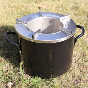 Réchaud à <span class=keywords><strong>gaz</strong></span> en acier inoxydable pour usage domestique africain, cuisinière d'extérieur pour pique-nique, origine Jiangsu, modèle SKQ565 - Product Image 3
