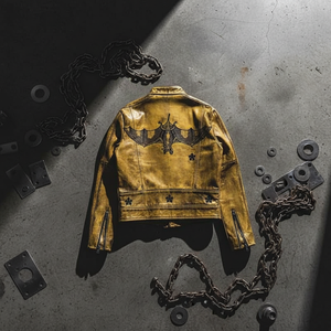 <strong>YT</strong> Custom Motorcycle Cropped Jacket Embroidery Print Zip up Streetwear Motorbike Leather Jacket Men - Product Image 2