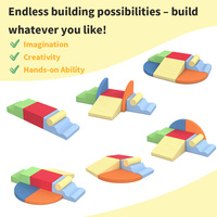 Ensemble de blocs d'escalade en mousse souple pour tout-petits, jouets de construction en éponge pour enfants, équipement de jeu sensoriel intérieur pour la maternelle