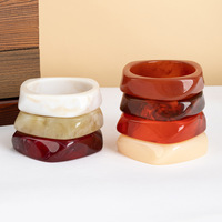Bracelet élégant multicolore en résine acrylique pour femme, lisse, tendance, irrégulier, géométrique, large, pour cadeau
