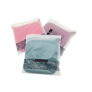 Túi Ziplock phân hủy sinh học tùy chỉnh in túi dây kéo mờ túi bao bì phân hủy sinh học cho quần áo dệt may nhà