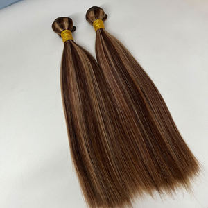 Fascio di <span class=keywords><strong>capelli</strong></span> umani brasiliani Color miele marrone <span class=keywords><strong>capelli</strong></span> umani <span class=keywords><strong>capelli</strong></span> biondi intrecciano marrone frassino con fasci di <span class=keywords><strong>capelli</strong></span> in evidenza - Product Image 3