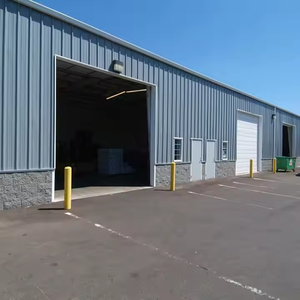 80m2 Design Moderne 3-Voiture Cadre Métallique Préfabriqué Structure Métallique Bâtiment Extérieur Parking <span class=keywords><strong>Garage</strong></span> Structure Métallique - Product Image 3