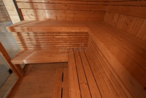 Vente en gros de <span class=keywords><strong>hammam</strong></span> <span class=keywords><strong>extérieur</strong></span> Foshan au <span class=keywords><strong>prix</strong></span> d'usine Sauna traditionnel à vapeur sèche cube personnalisé pour 2 à 4 personnes Cabine de sauna avec poêle - Product Image 6