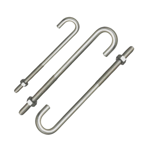 Boulon d'ancrage de fondation coudé à 90 degrés en acier au carbone de grade 4.8 8.8 pour fixation de <span class=keywords><strong>plaque</strong></span> de base de colonne structurelle en béton - Product Image 4