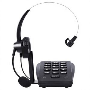 Auriculares para Centro de Llamadas con Teclado Telefónico y Micrófono con Cancelación de Ruido, Dialer Analógico para Oficina y <span class=keywords><strong>Telemarketing</strong></span> TC200+F750 - Product Image 1