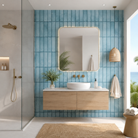 Panneau mural en pierre cristalline SPC moderne, installation rapide, imperméable, résistant à l'humidité, matériau écologique, chambre à coucher, salon