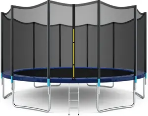 حصار ترامبولين صغير للحديقة من النسيج للقفز للجيم شنغن ترامبولين خارجي للأطفال